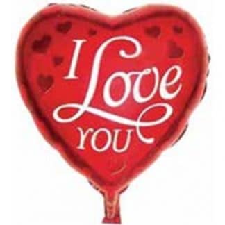 6 globos Foil "I LOVE YOU"